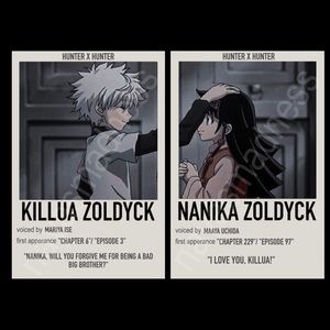 HunterxHunter Sibling Character Match Anime Keychain